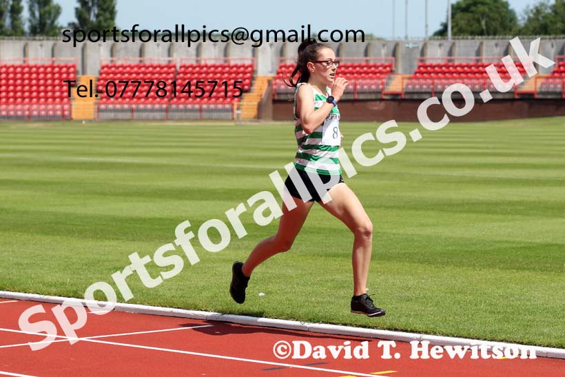 1500 metres, 2021 Northumberland, Durham and Cleveland Schools. Photo: David T. Hewitson/Sports for All Pics